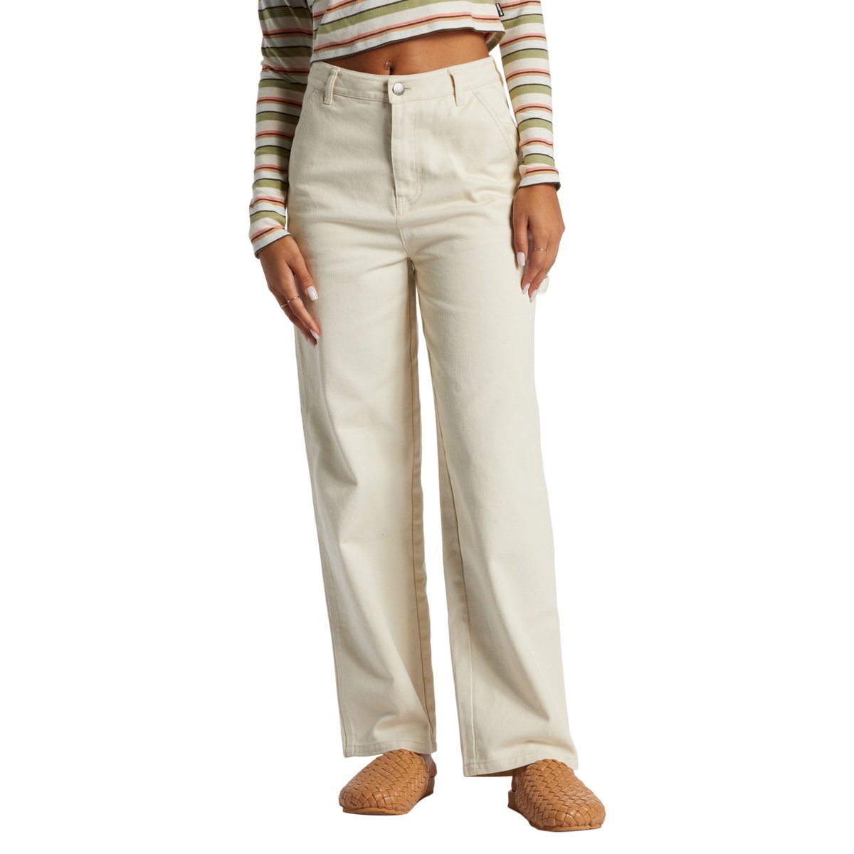 Jean workwear COLLET blanc white cap, BILLABONG