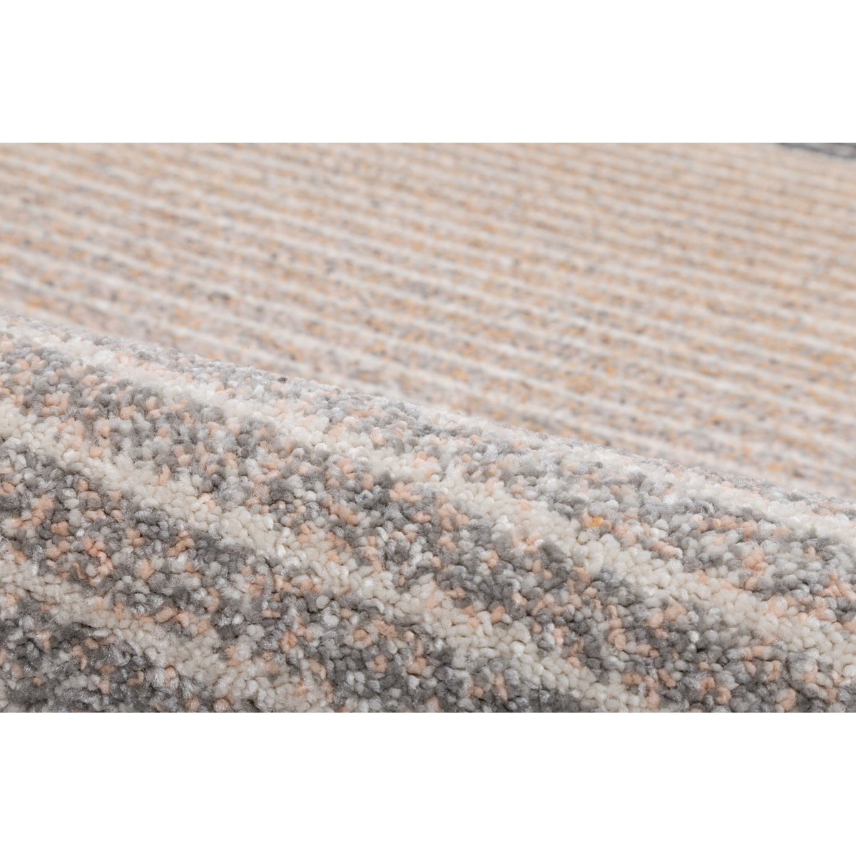 Tapis salon Florentine tufté main épais naturel marron, GINO FALCONE