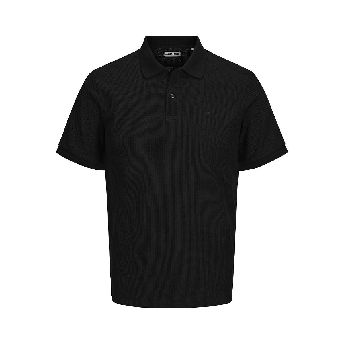 Lot de 3 polos, manches courtes noir + gris + beige, JACK & JONES