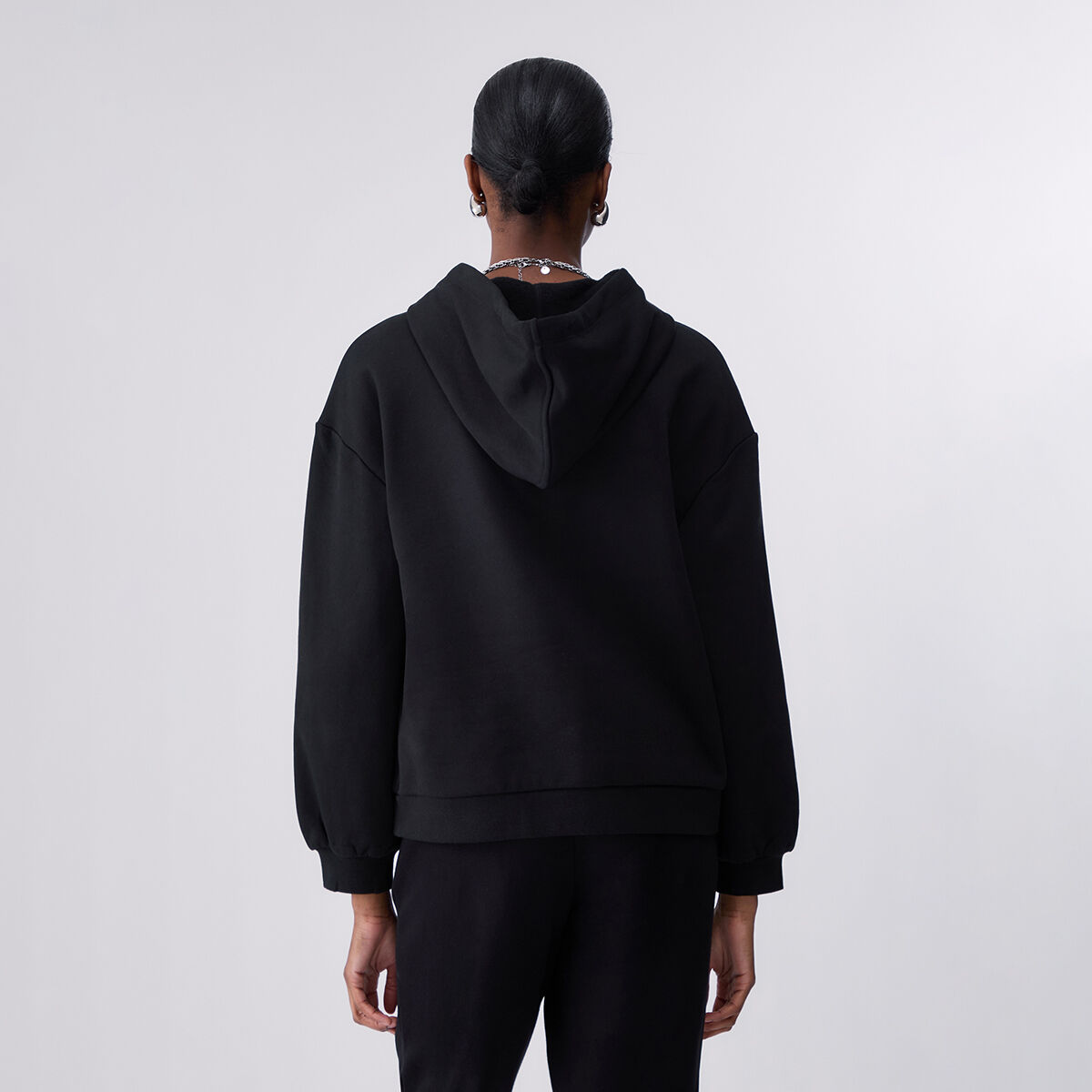 Sweat à Capuche avec Imprimé noir, LIU JO