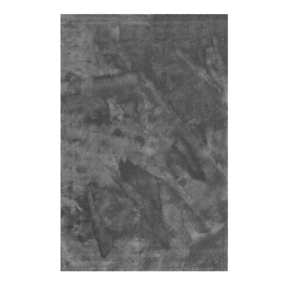 Tapis doux polyester microfibre , VANESSA gris ardoise, WECON HOME