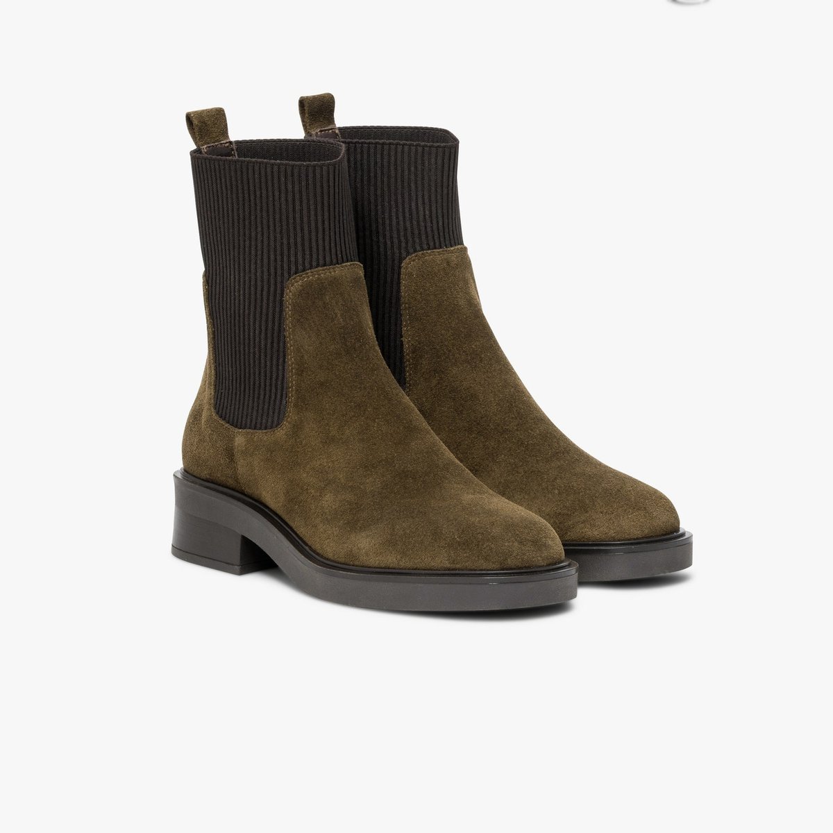 Boots À Talon en cuir SYBILLE rouge acajou, BOCAGE