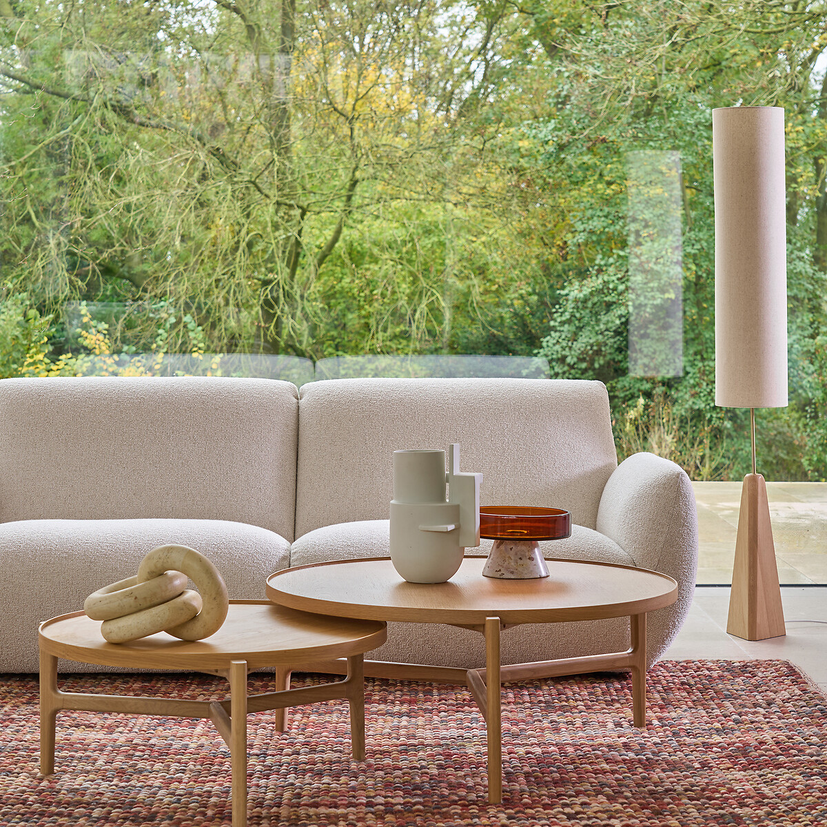 Table basse ø94 cm chêne, Alyasa chêne naturel, AM.PM