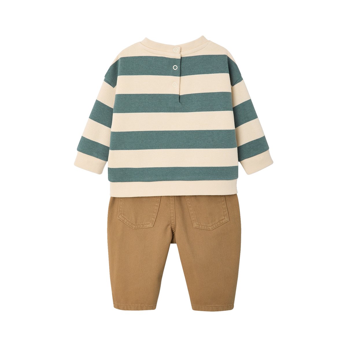 Ensemble sweat et pantalon vert émeraude, VERTBAUDET