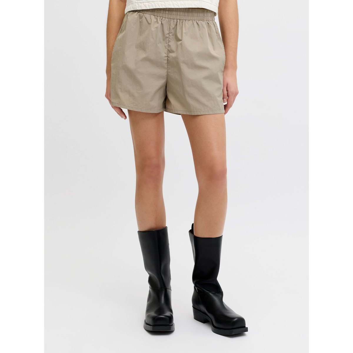 Short grise - vintage khaki 1, JJXX
