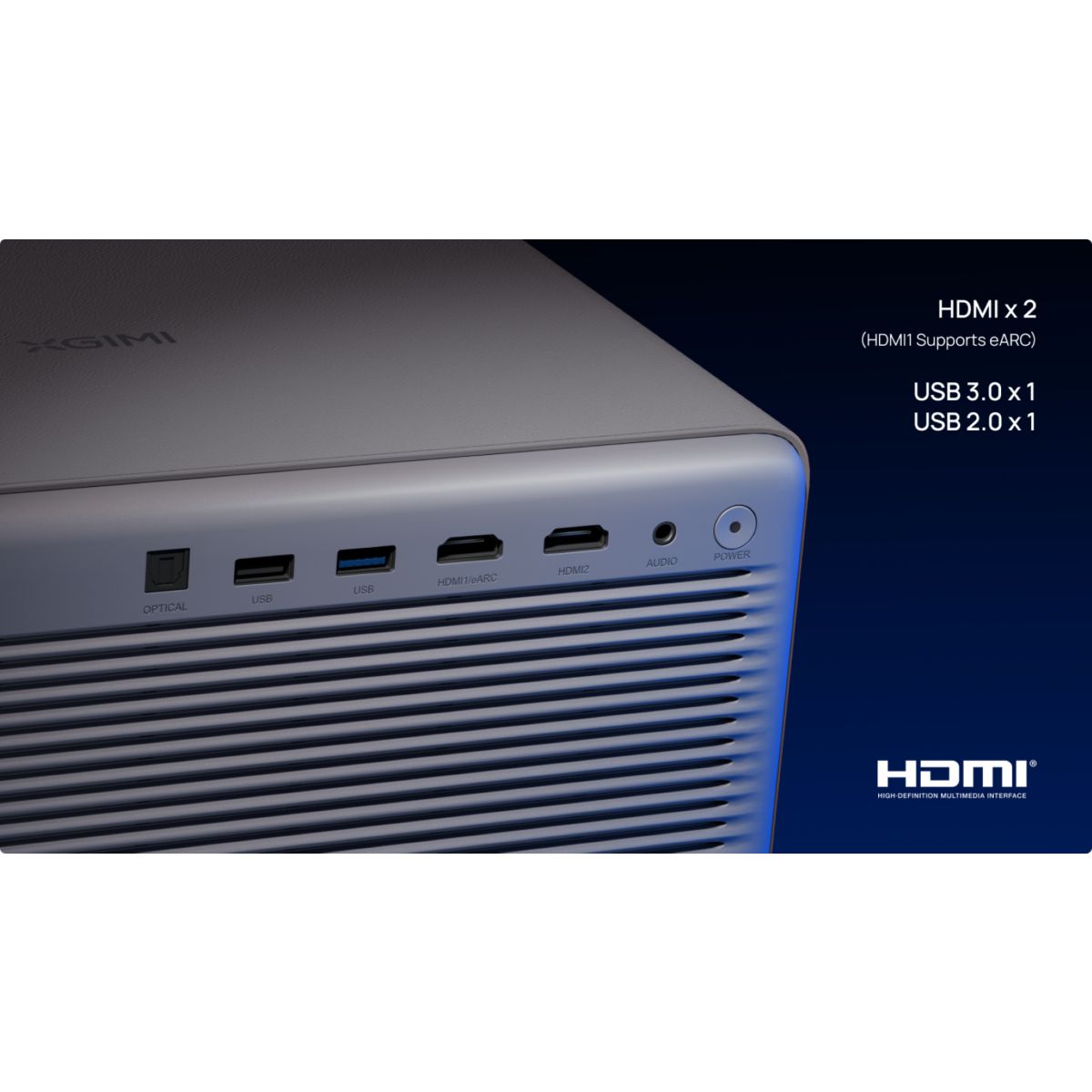 Vidéoprojecteur home cinéma Horizon 20 4K Ultra HD - 3200 lumens gris, XGIMI
