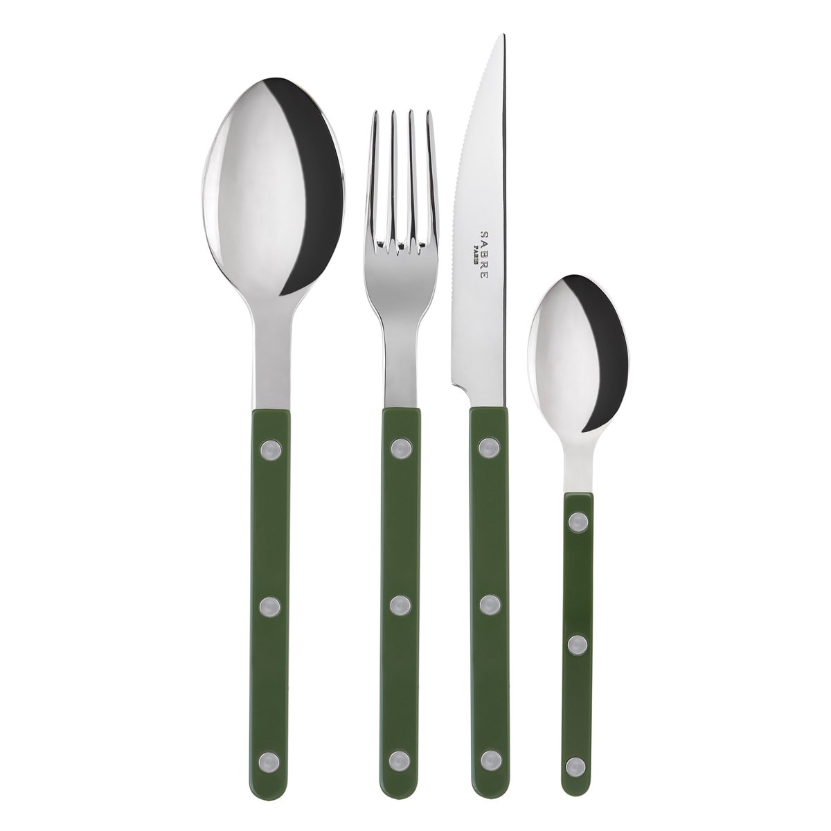 Ménagère 48 pièces, Bistrot vert, SABRE