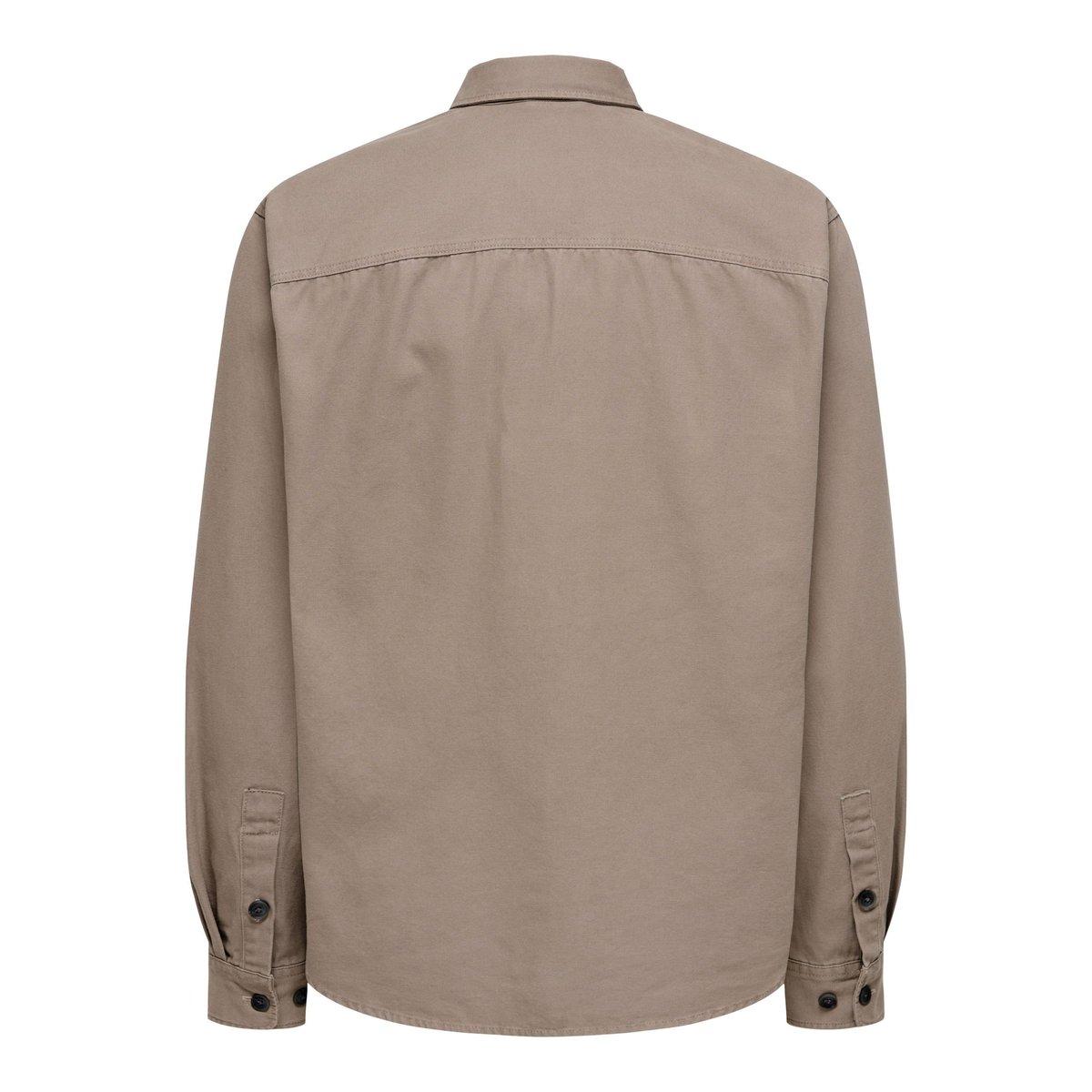 Surchemise marron - desert taupe 1, ONLY & SONS