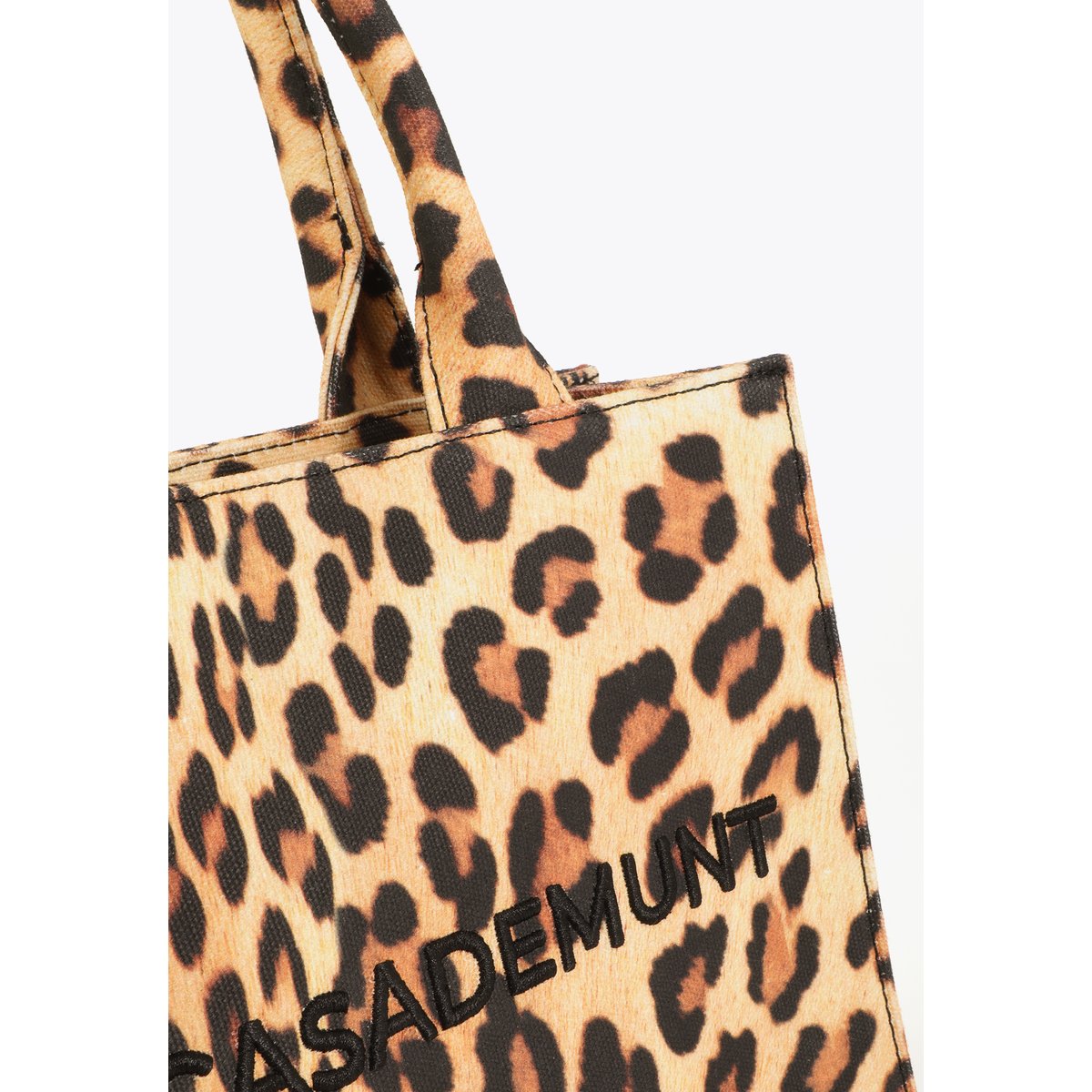 Sac à main imprimé léopard avec bandoulière marron, LOLA CASADEMUNT