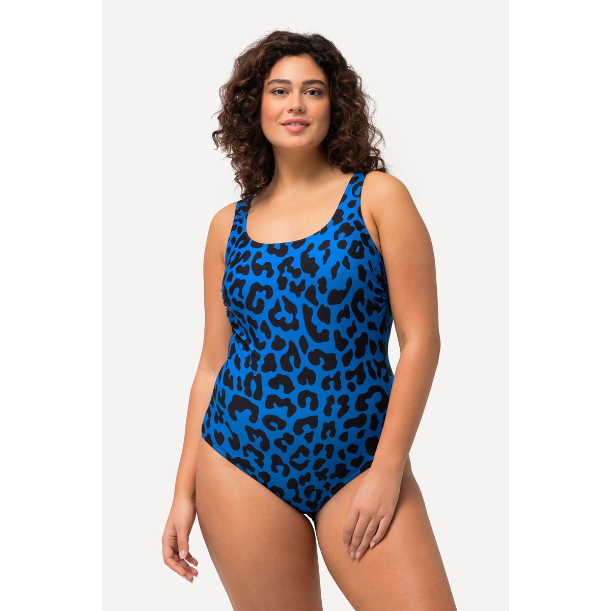 Maillot de bain sans bonnets souples. bleu aurore boréale, ULLA POPKEN