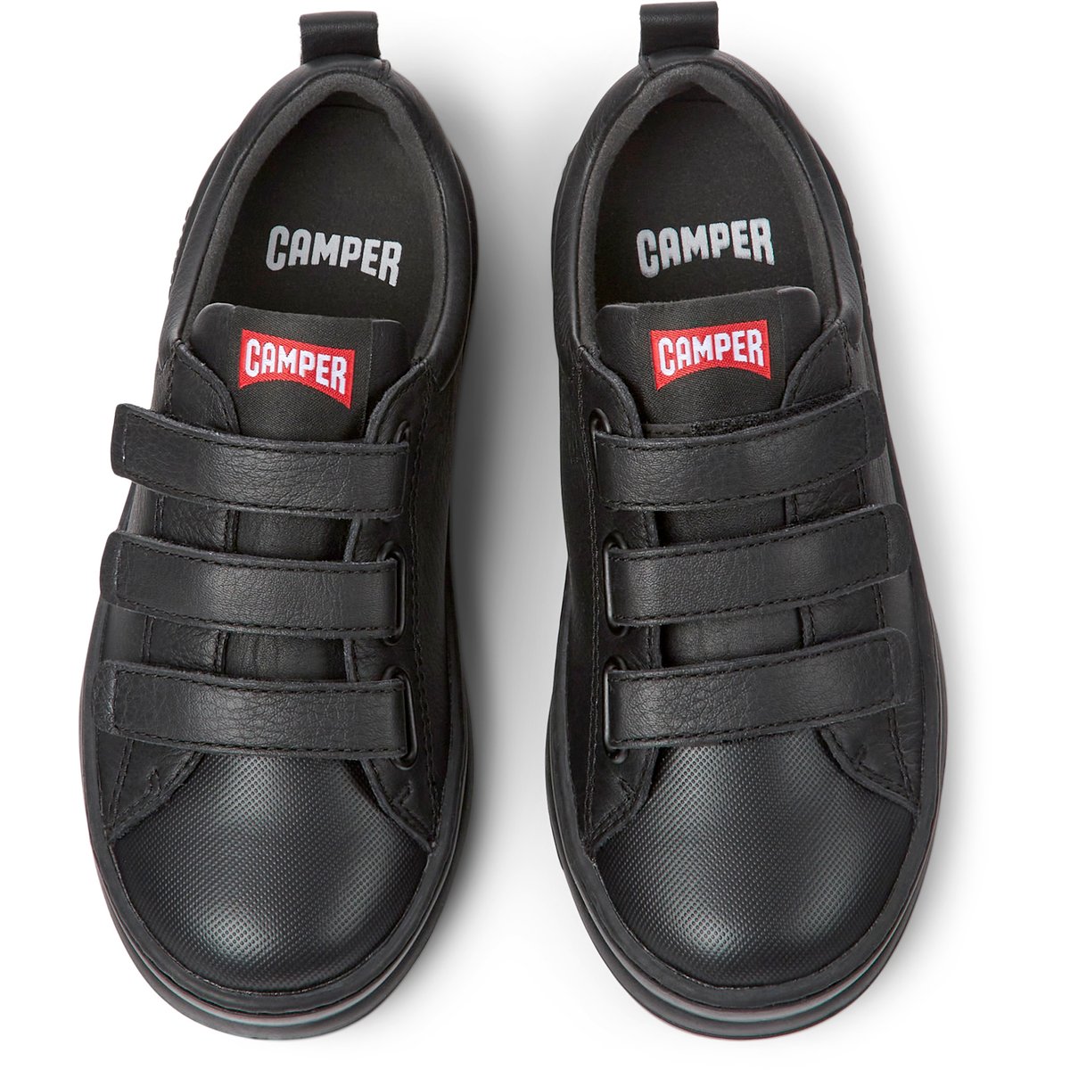Sneaker Runner Four Cuir noir, CAMPER