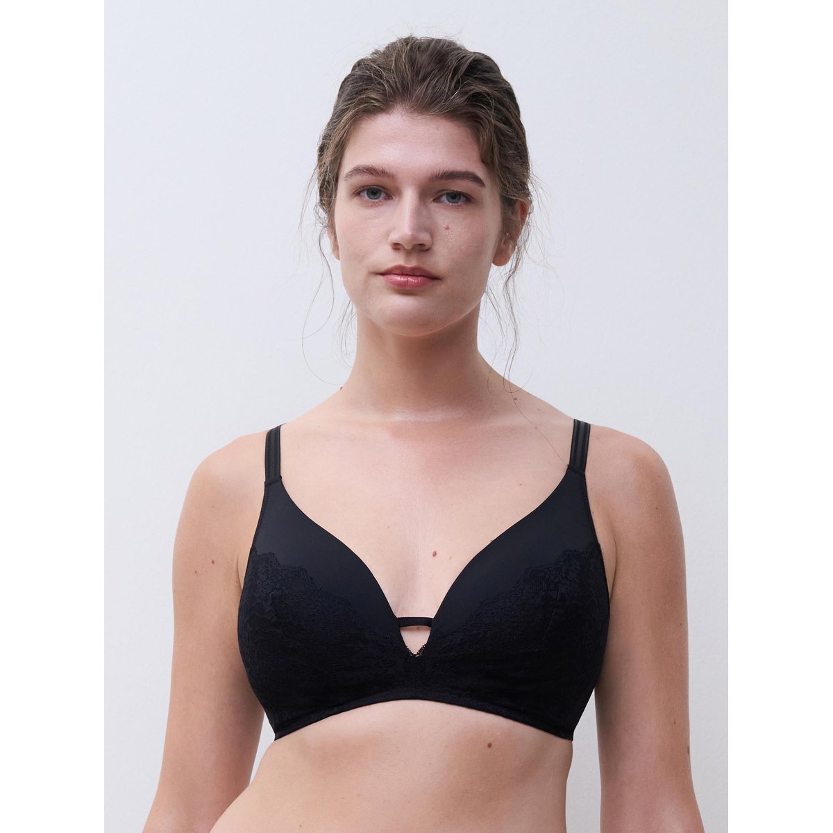 Soutien-gorge sans armature CRUSH noir, CHANTELLE PULP