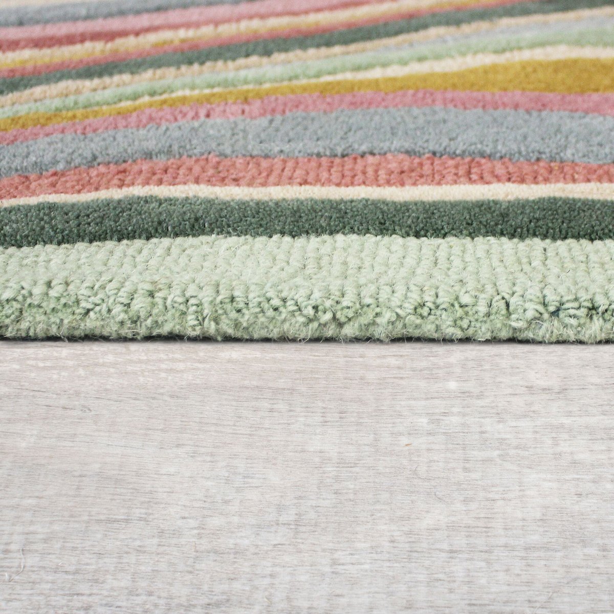 Tapis de couloir en laine ABSTRACT FLOW rose, FLAIR RUGS