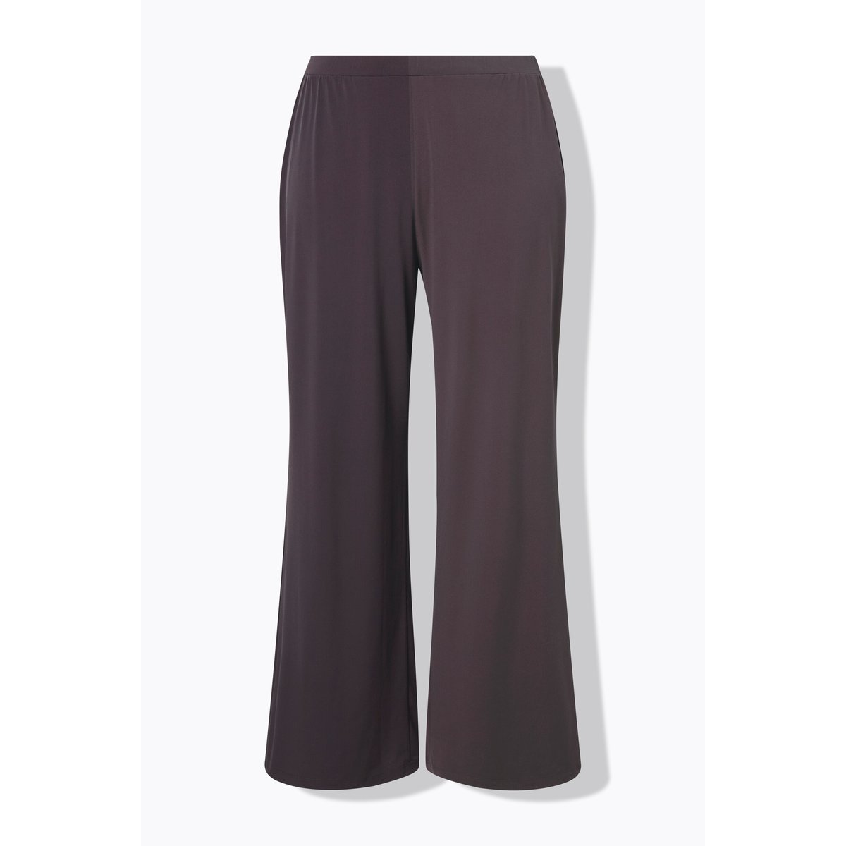 Pantalon en jersey marron foncé, ULLA POPKEN