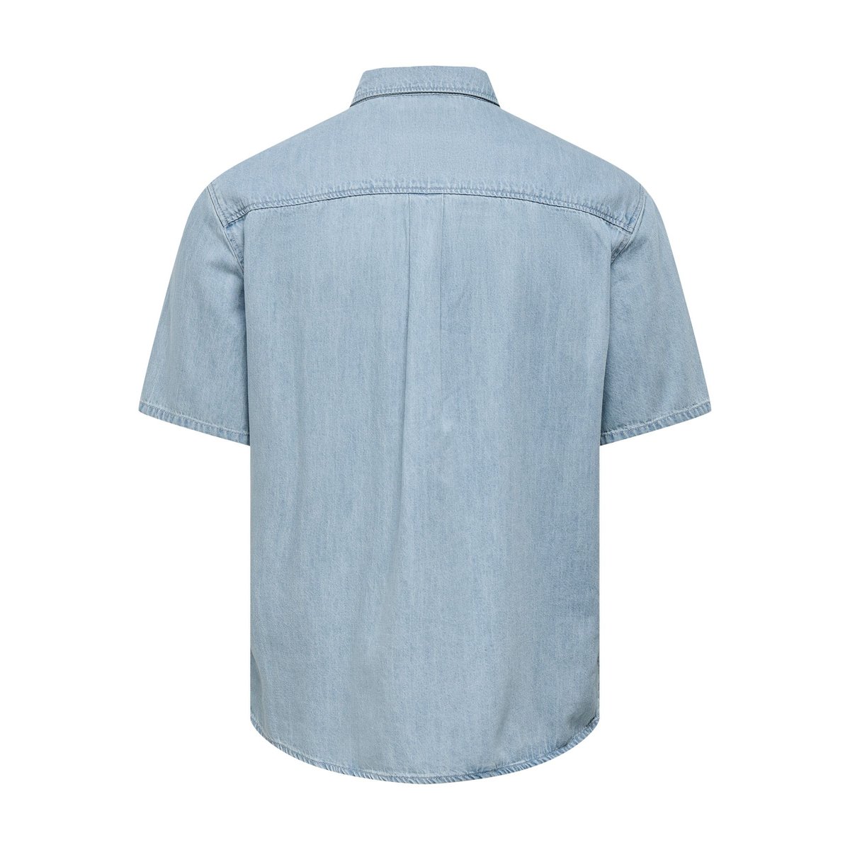 Chemise En Denim light blue denim, ONLY & SONS