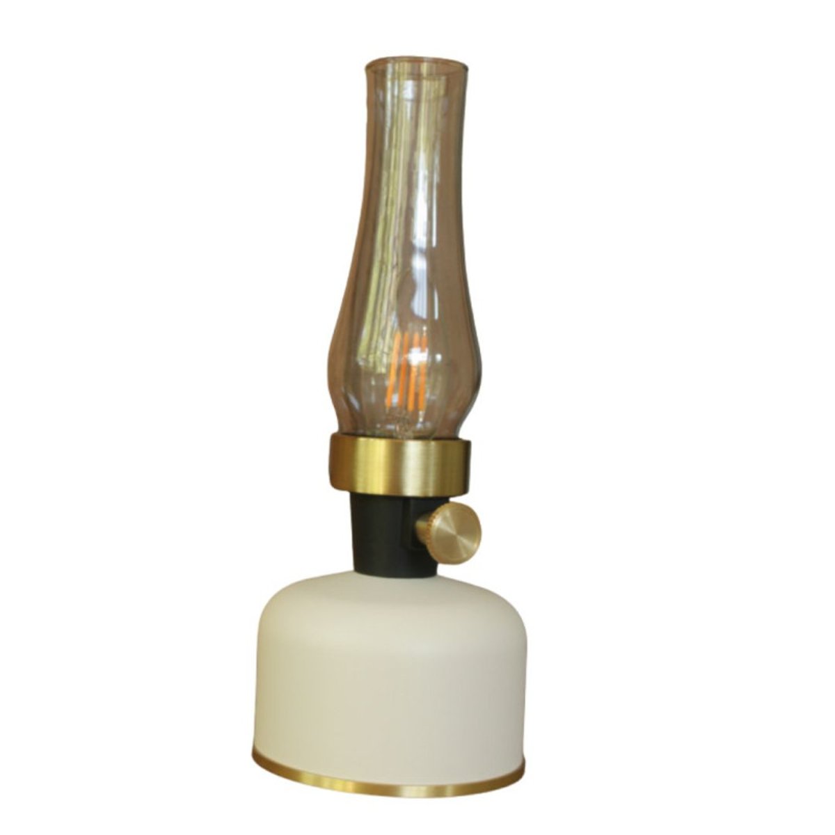 Lanterne 200 lumens en métal SABLE recharge USB couleur unique, WATT ET HOME