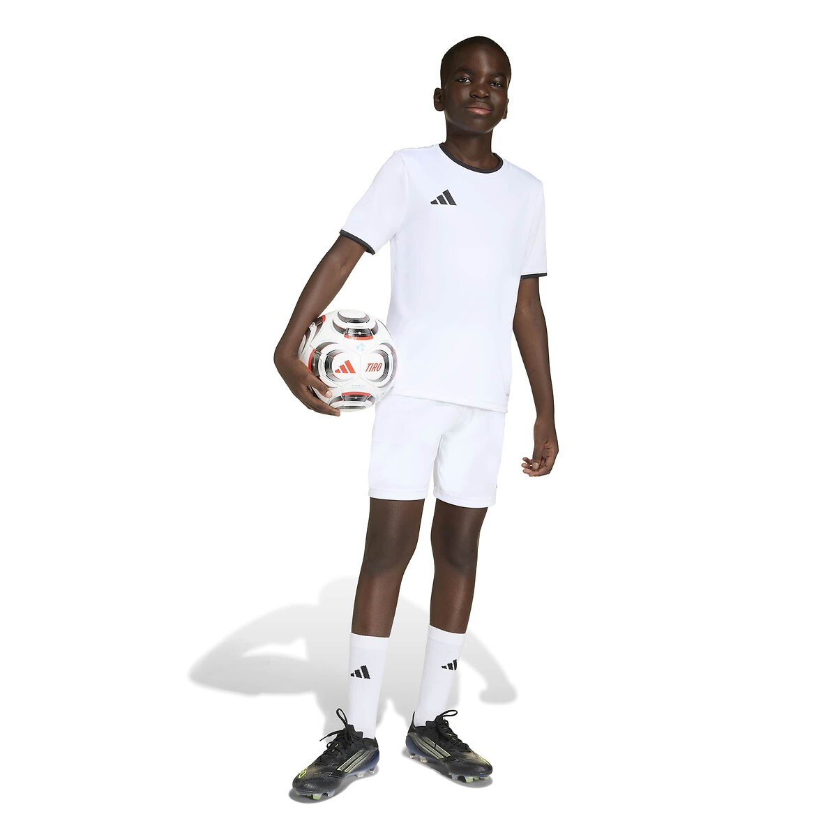 T-shirt à manches courtes de football blanc, adidas Performance