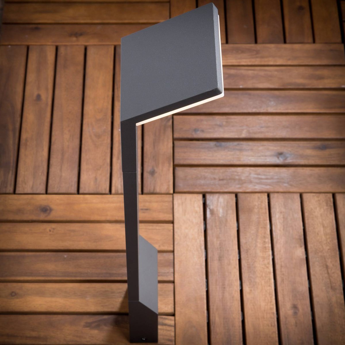 Luminaire extérieur en aluminium moderneLED anthracite, blanc, LUCANDE