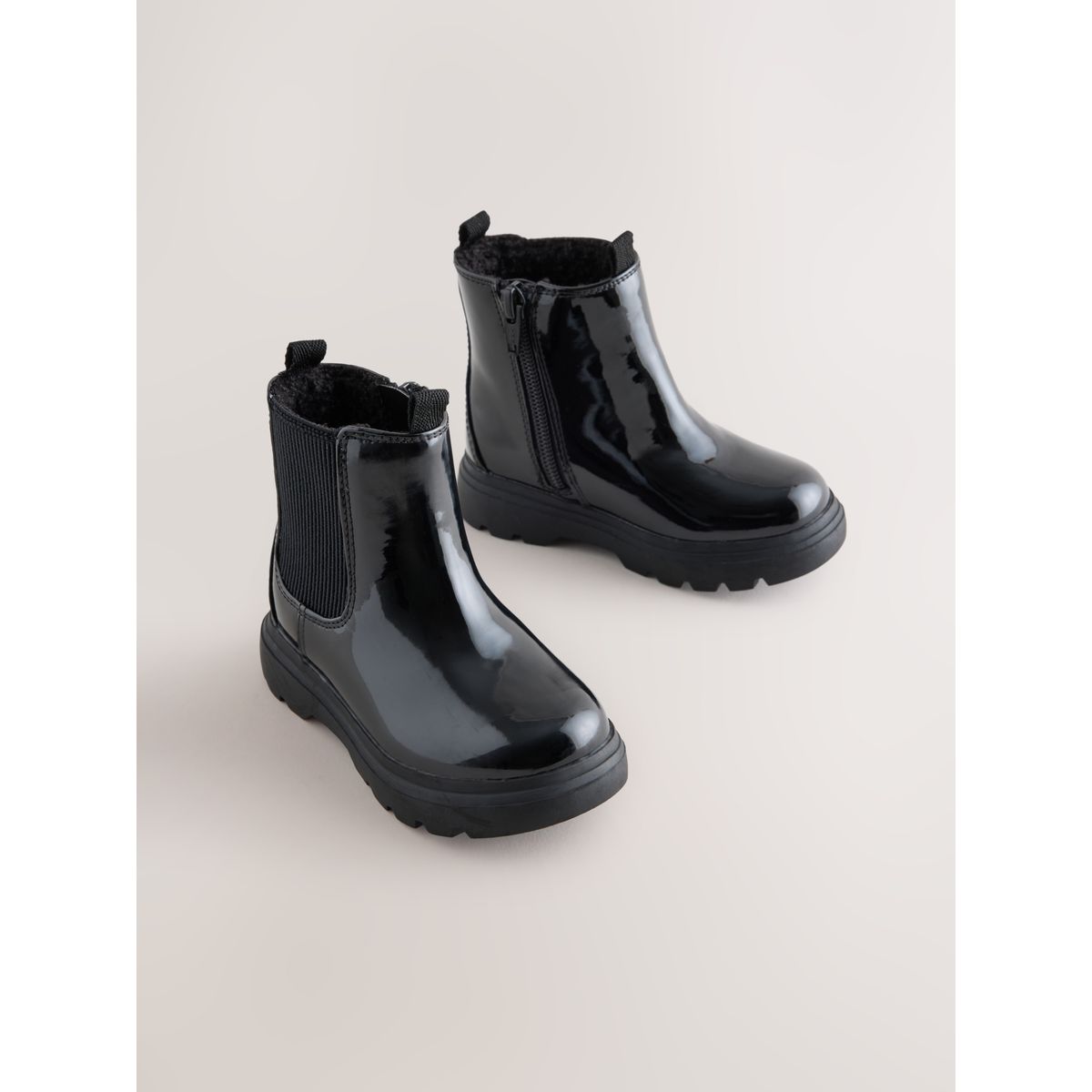 Bottines chelsea avec semelle épaisse noir, NEXT