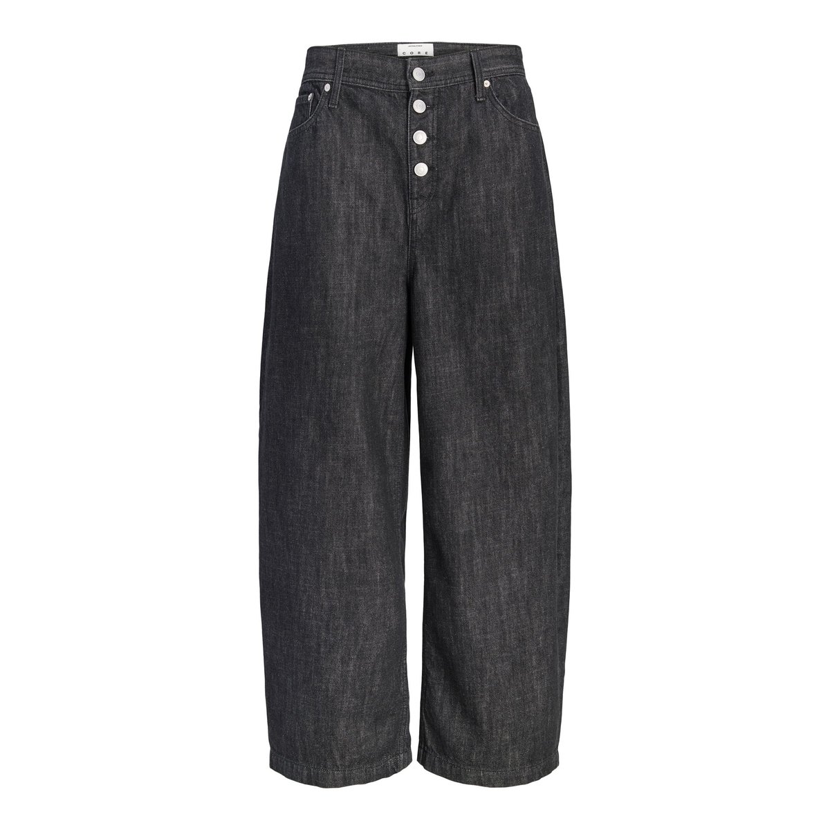 Jeans À Coupe Tonneau black denim 1, JACK & JONES