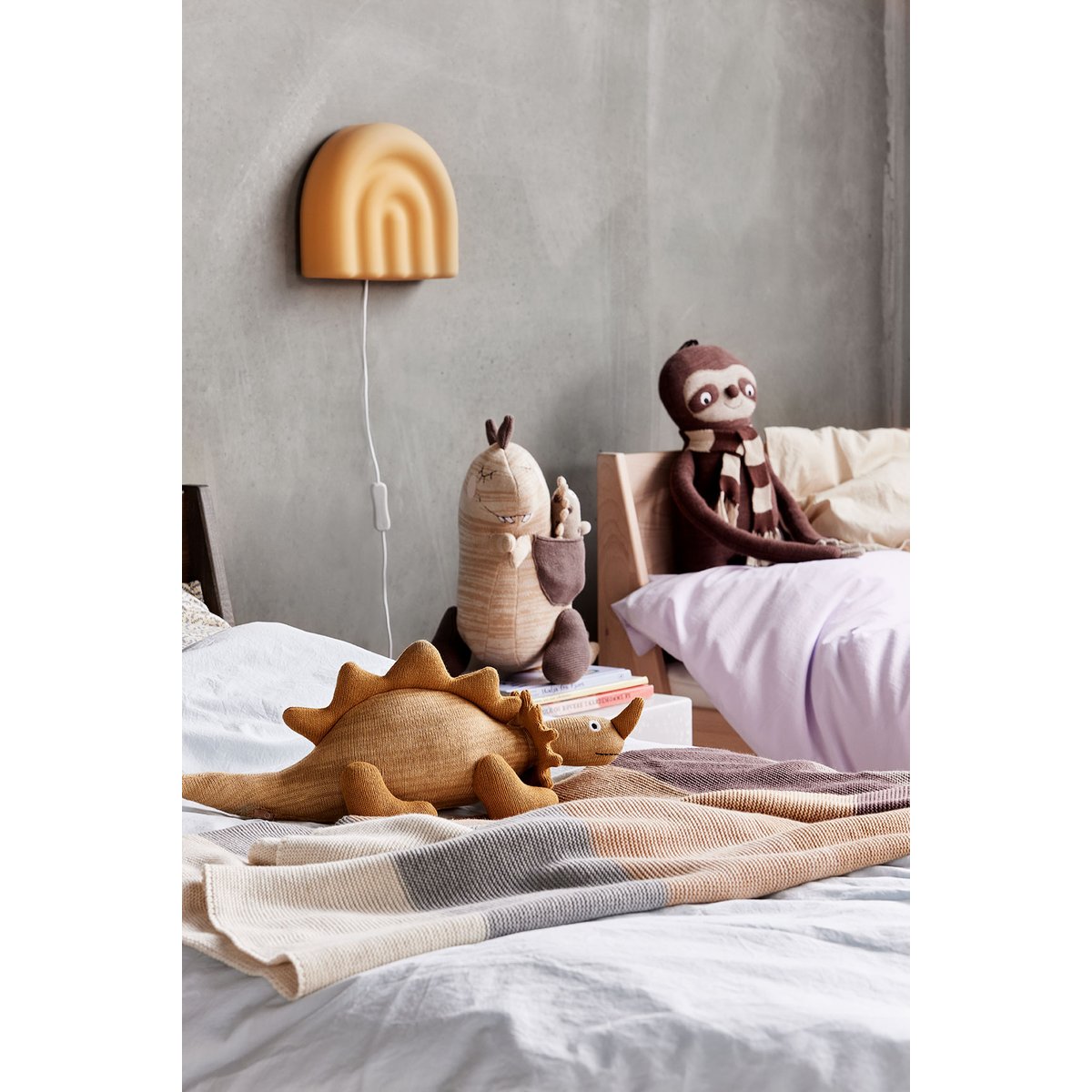 Applique murale en silicone MINI marron, OYOY LIVING DESIGN