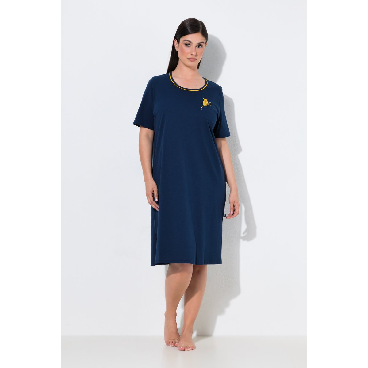 Lot de 2 chemises de nuit bleu nuit, ULLA POPKEN