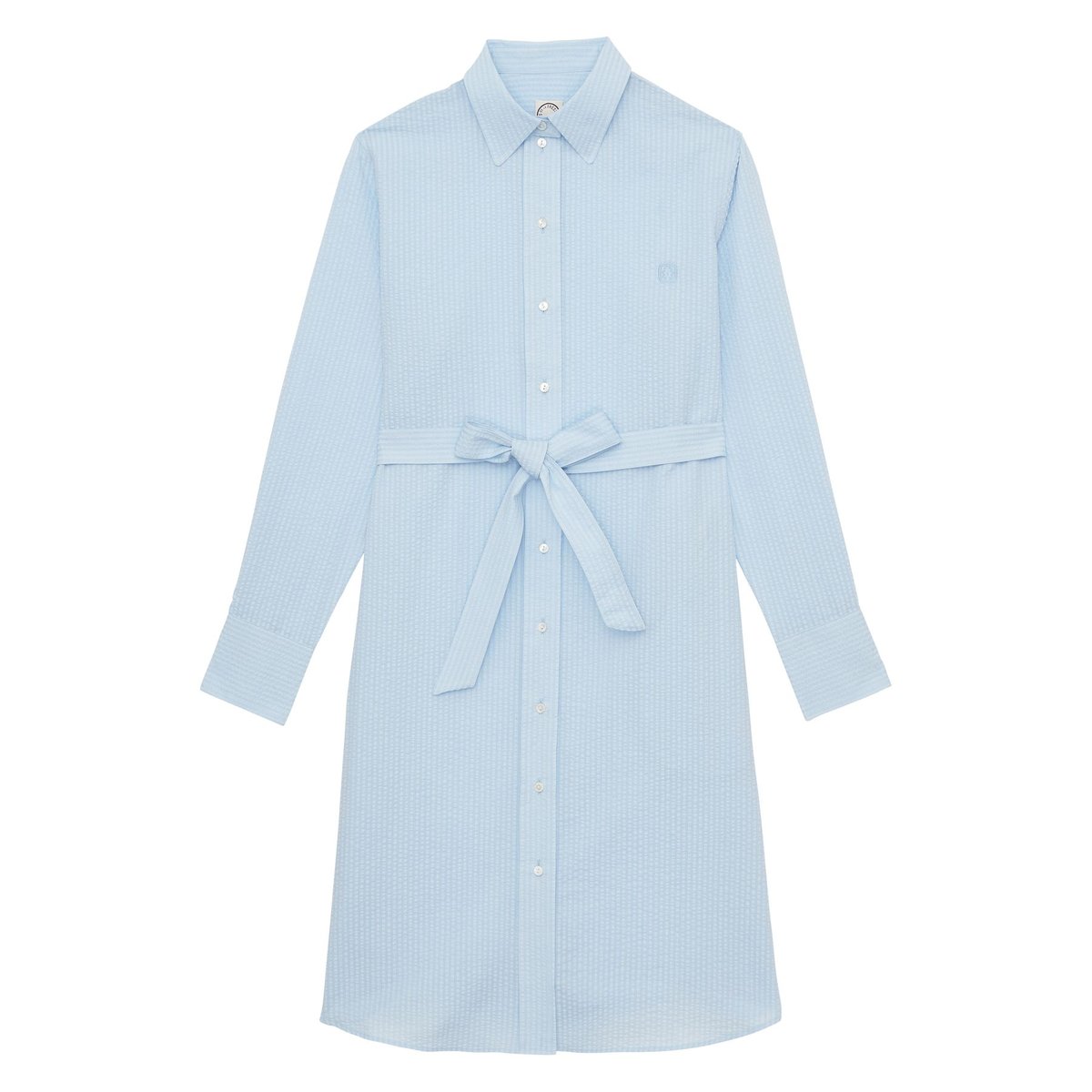 Robe Amour en coton bleu clair baby blue, INES DE LA FRESSANGE PARIS