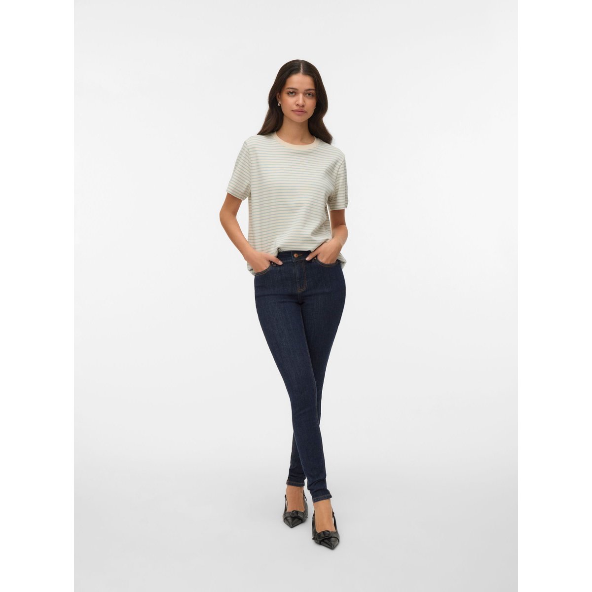 Jean Skinny dark blue denim 1, VERO MODA