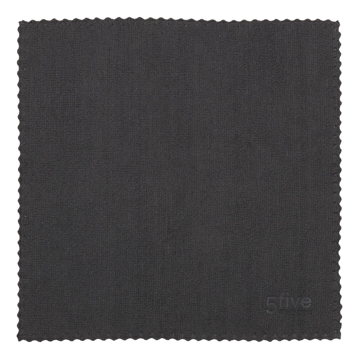 Lot de 2 chiffons en microfibre gris, 5FIVE SIMPLY SMART