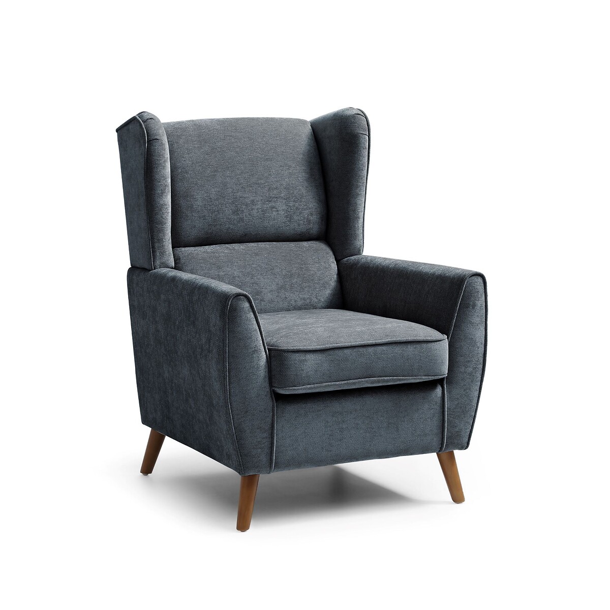 Liora Chenille Wingback Armchair denim, ÉDITÉ
