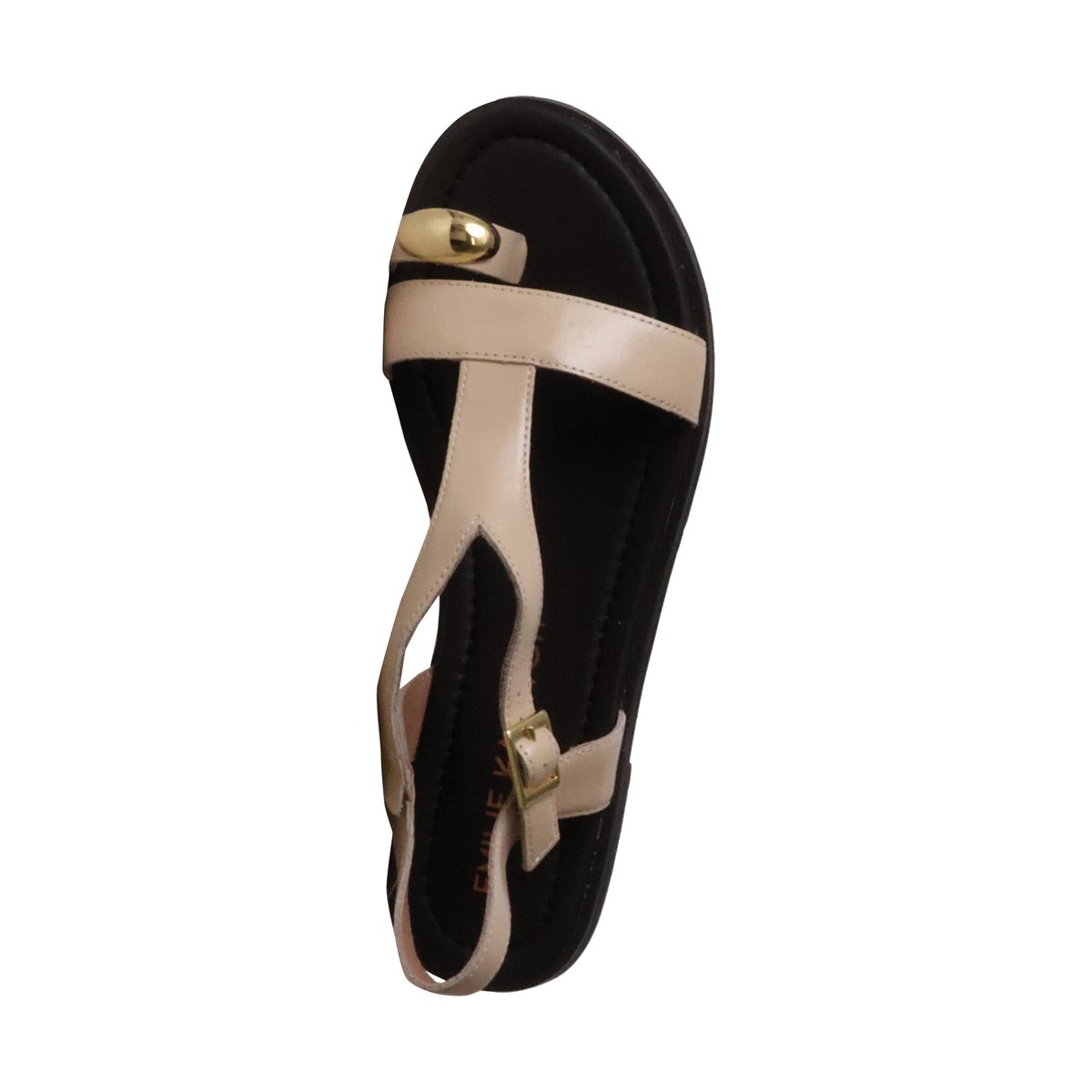 Sandales Cuir Lynda crème, EMILIE KARSTON