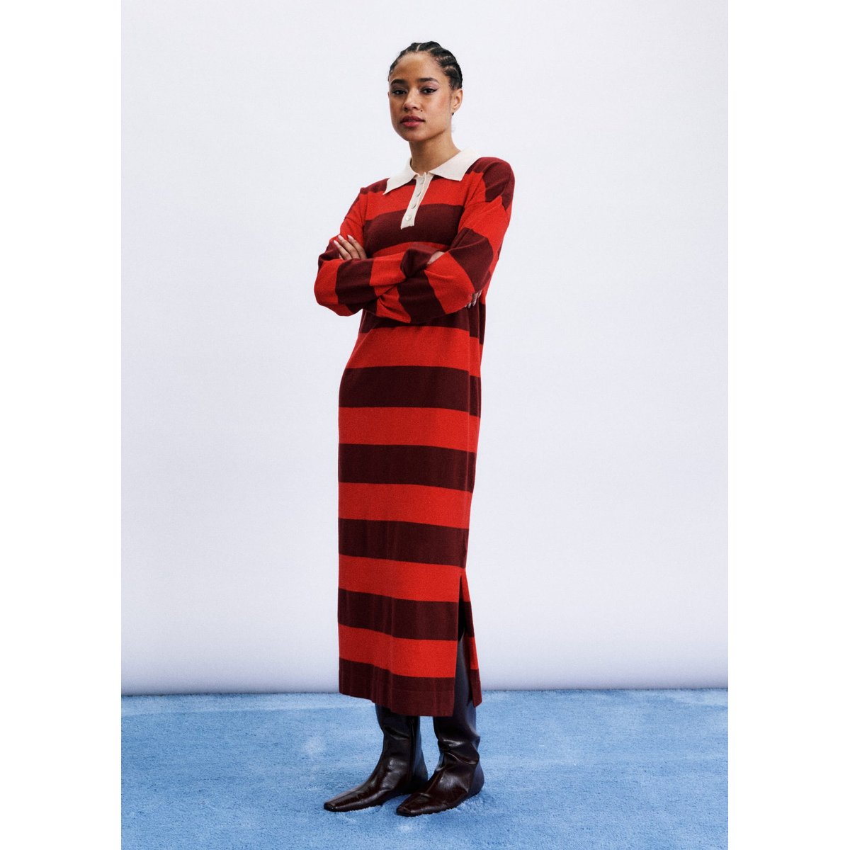 Robe Takayama TAKAYAMA rouge, FRNCH