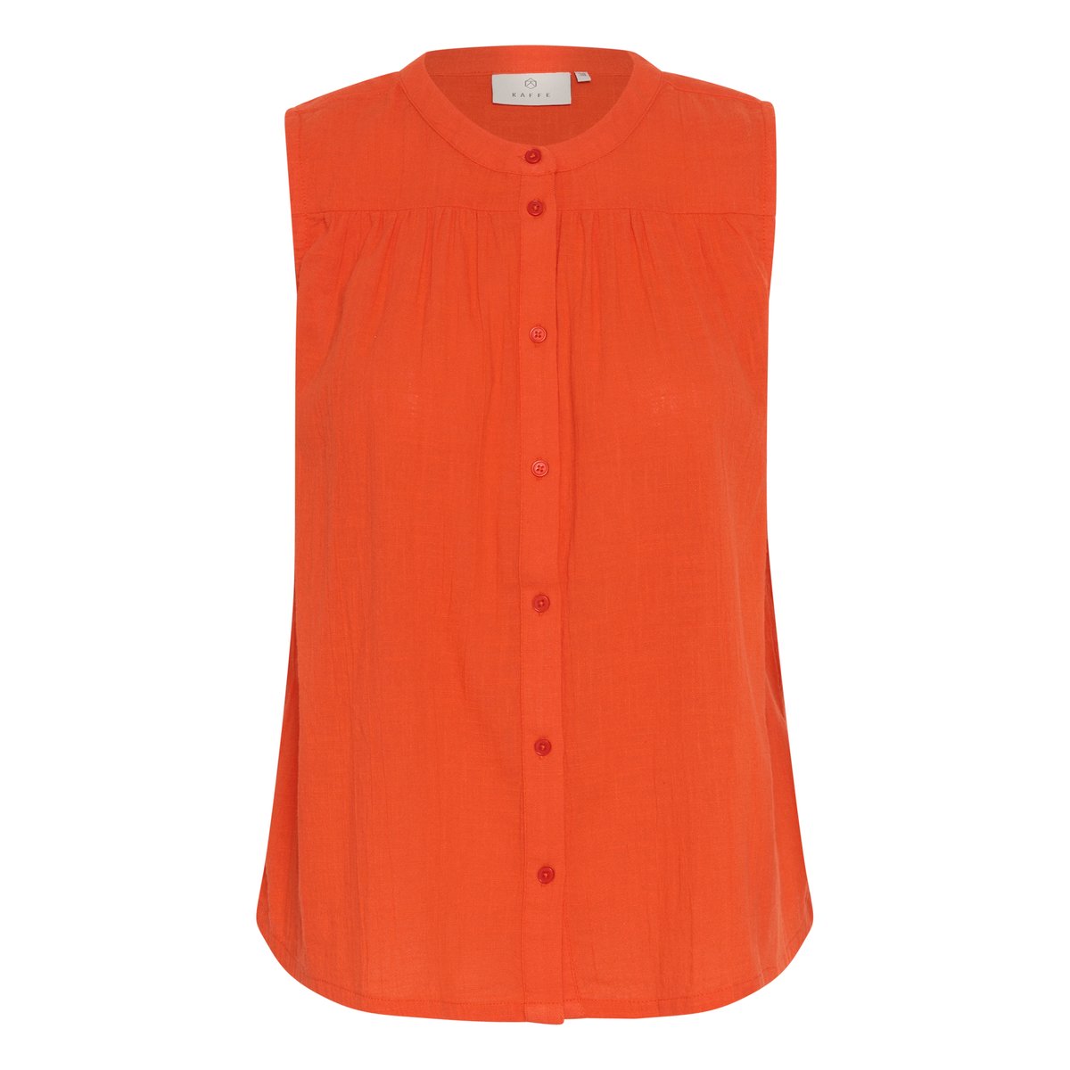 Short sleeved blouse rouge grenadne, KAFFE