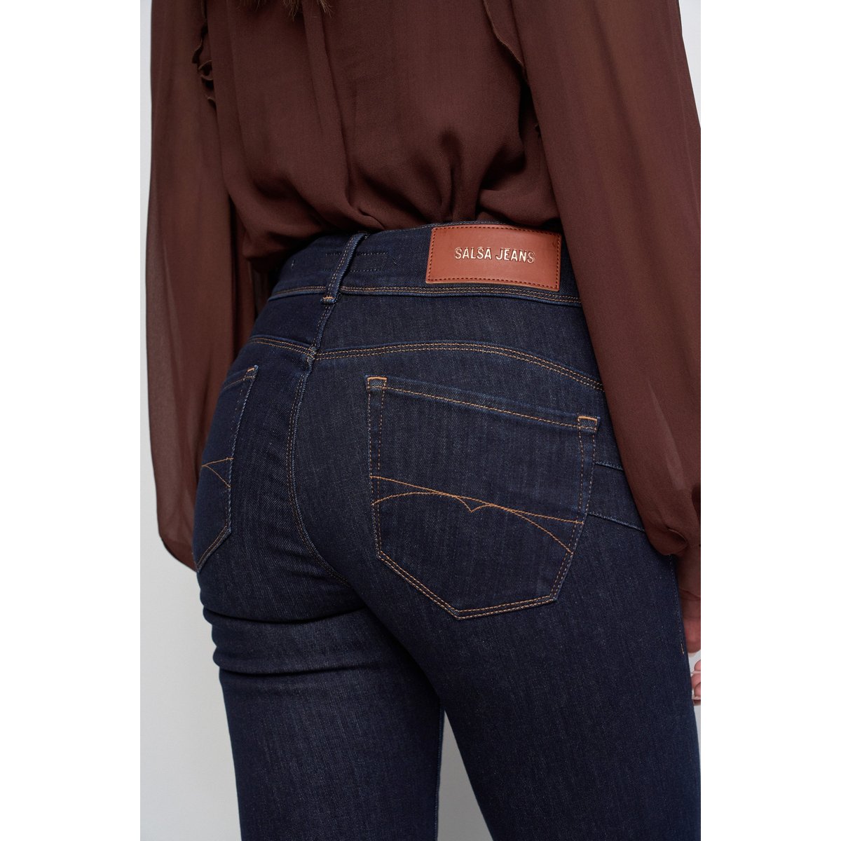 JEAN SECRET PUSH IN BOOTCUT bleu denim, SALSA JEANS
