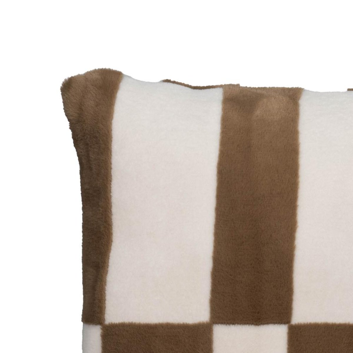 Coussin Luxana 50x50 cm taupe (lot de 2) - LUXANA gris, AMADEUS