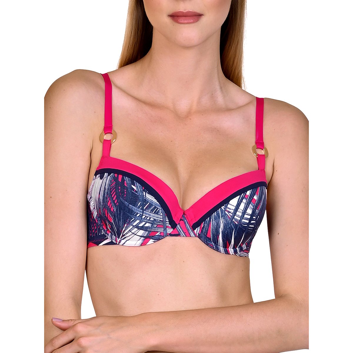 Haut maillot de bain préformé Buenos Aires rose, LISCA