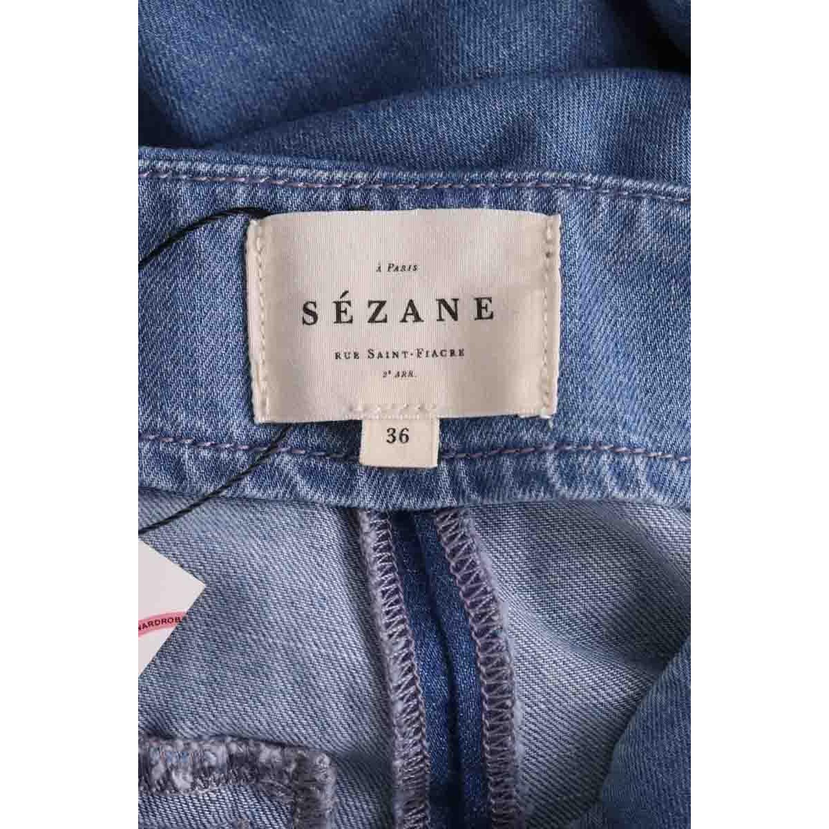 Pantalon large - Très Bon État bleu, SEZANE