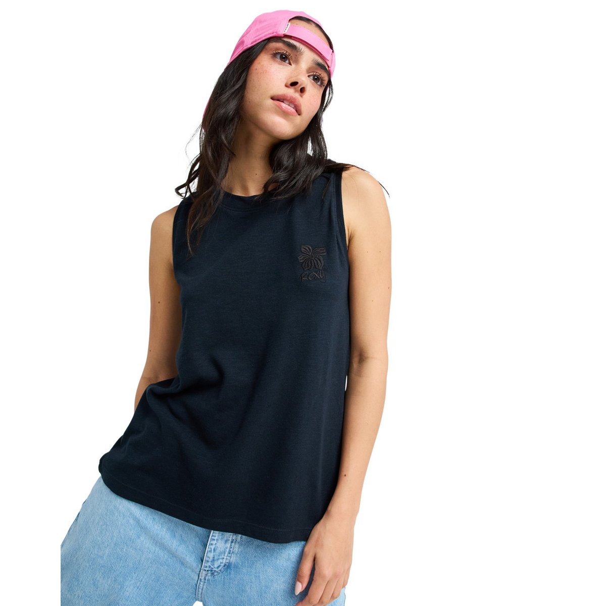 Débardeur, col rond, . noir anthracite, ROXY