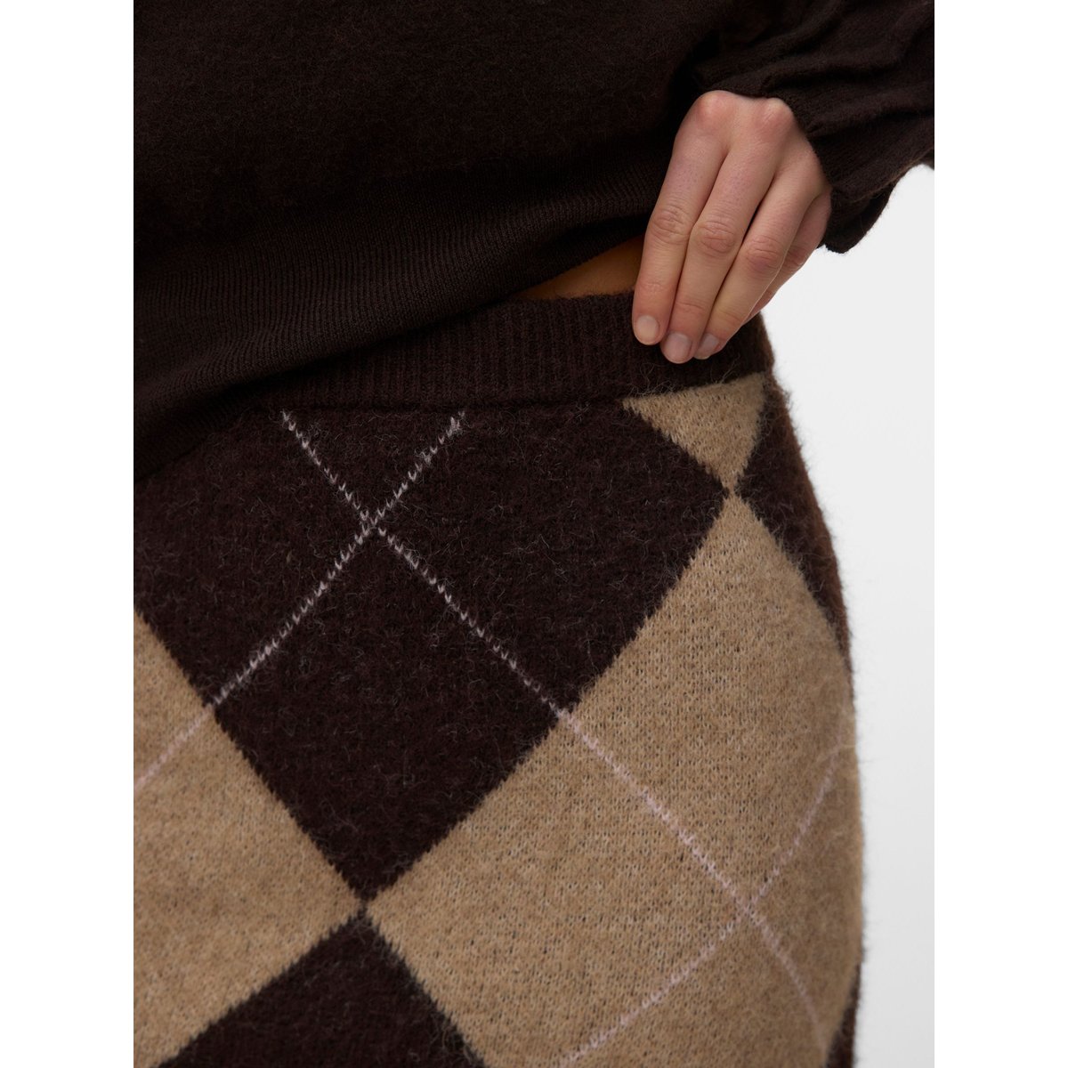 Jupe En Maille marron - chocolate torte, VERO MODA