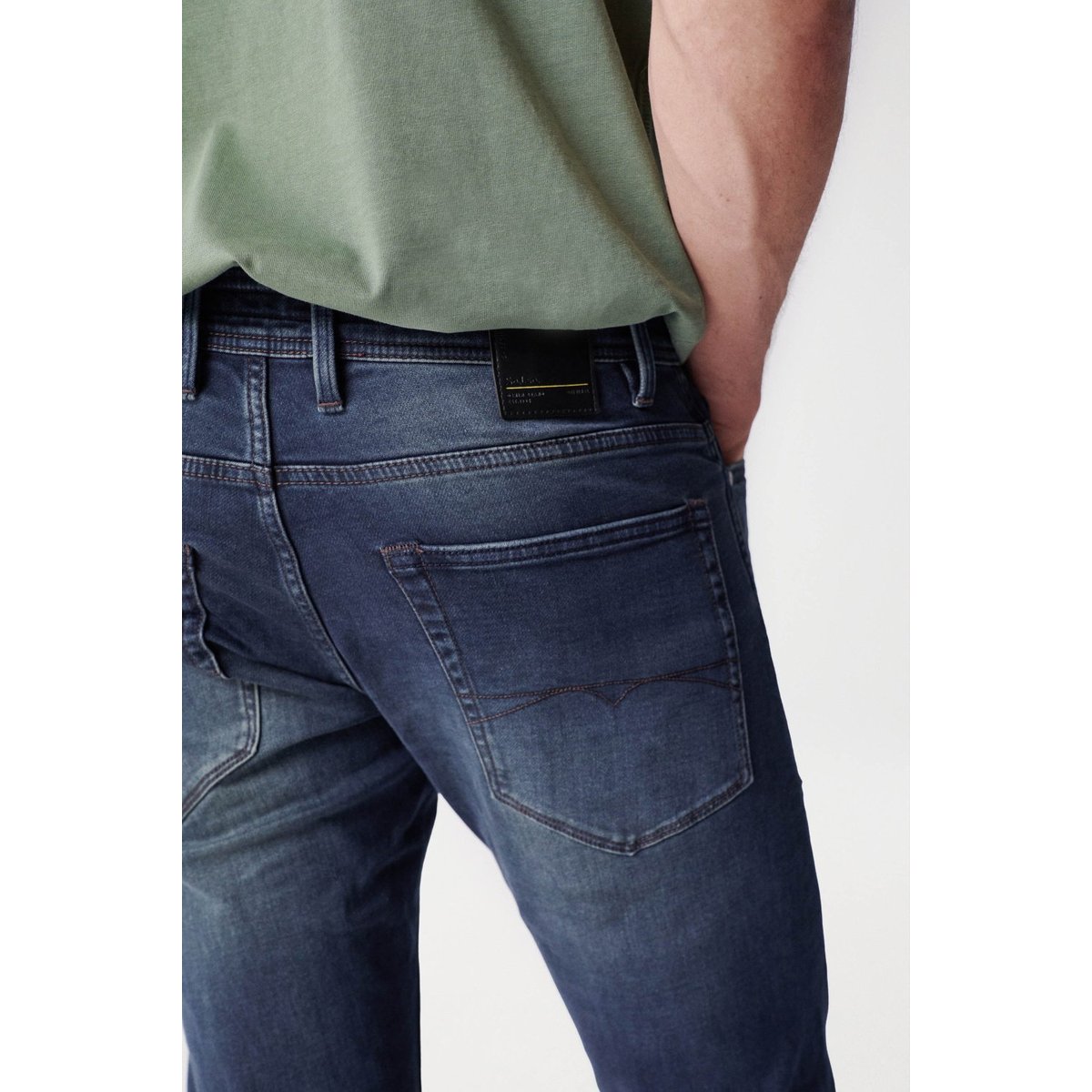JEAN SKINNY S-ACTIV bleu vintage, SALSA JEANS