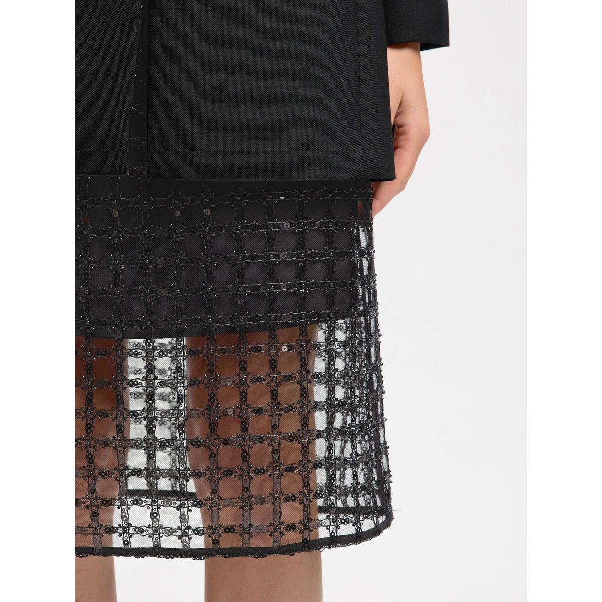 Jupe Mi-Longue black, SELECTED