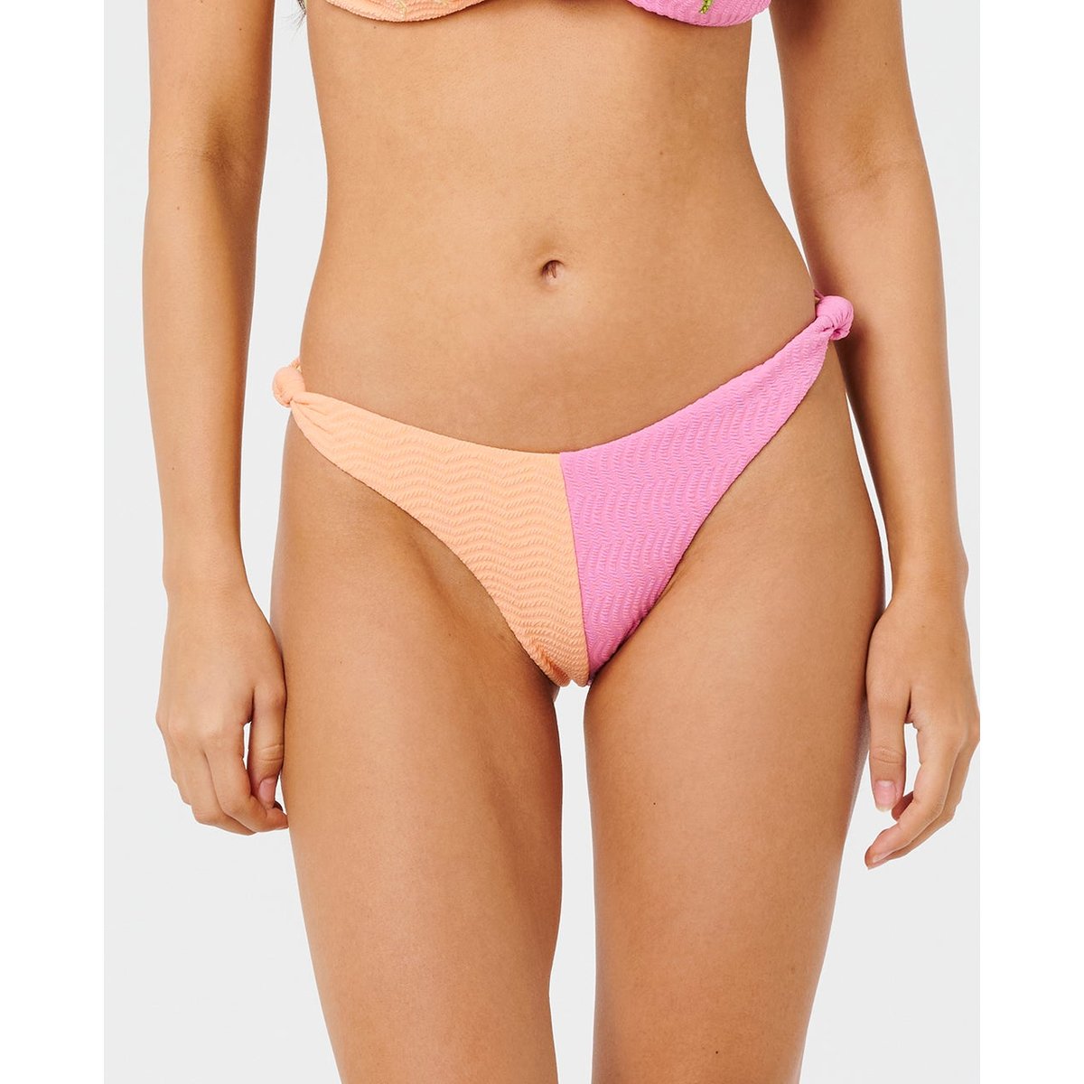 Bas de maillot de bain taille haute brésilien Topanga Texture multiple, RIP CURL