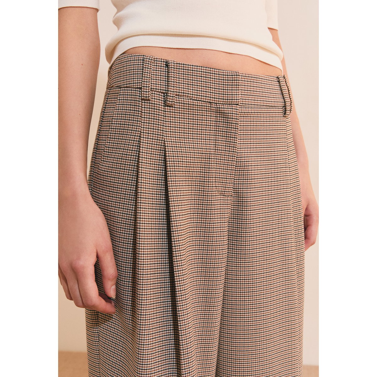 ETAM PANTALON JULIA PDP - PANTALON beige, ETAM