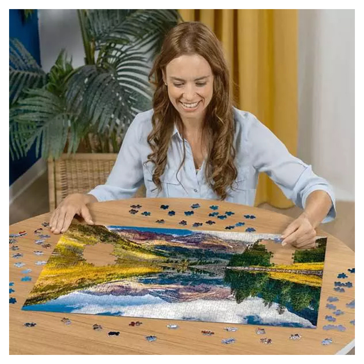 Aspen en Colorado - Puzzle 1000p bleu, RAVENSBURGER