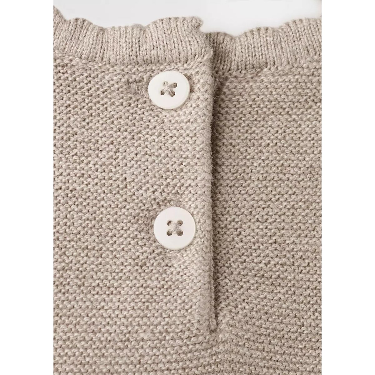 T-shirt en maille fine marron moyen, MANGO BABY
