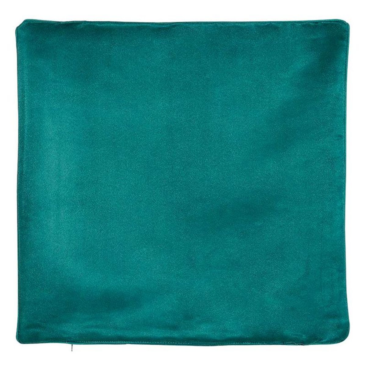 Housse de Coussin Effet Satiné vert emeraude, HOME MAISON