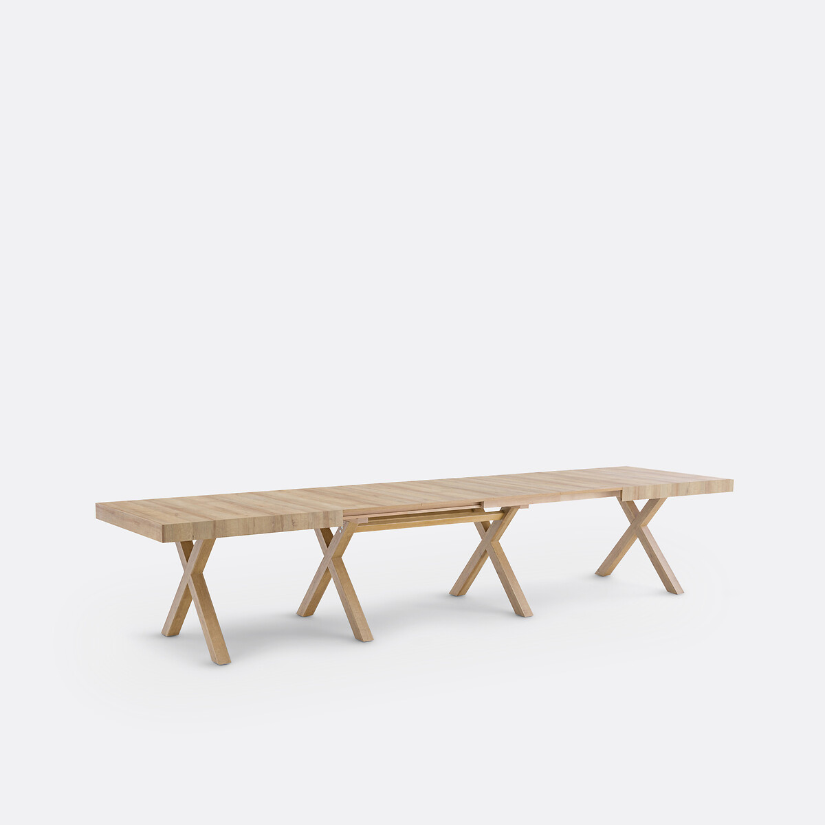 Table à manger, extensible, 18 couverts, ALBANI chêne, LA REDOUTE INTERIEURS