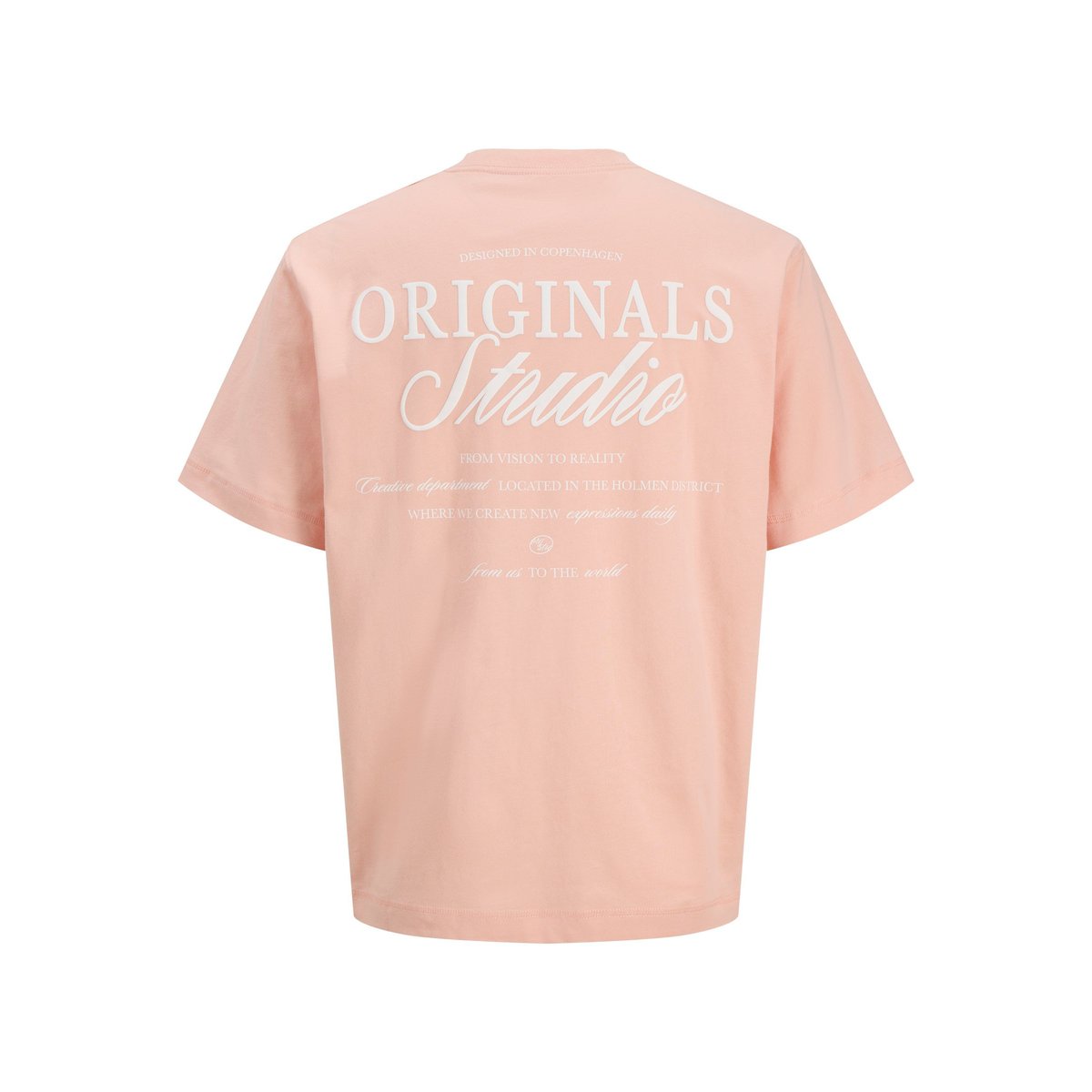 T-Shirt peach melba, JACK & JONES