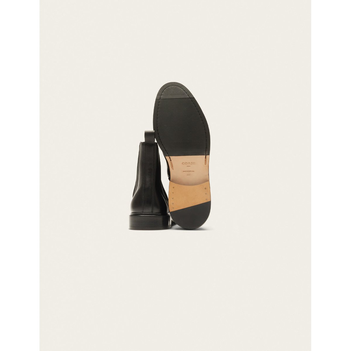 Bottines NICOLAS noir, ODAJE