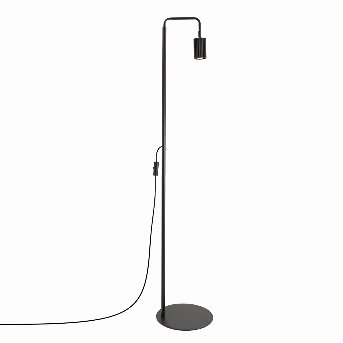 Lampadaire Aluminium Noir GU10 1 KARBON noir, EDEN